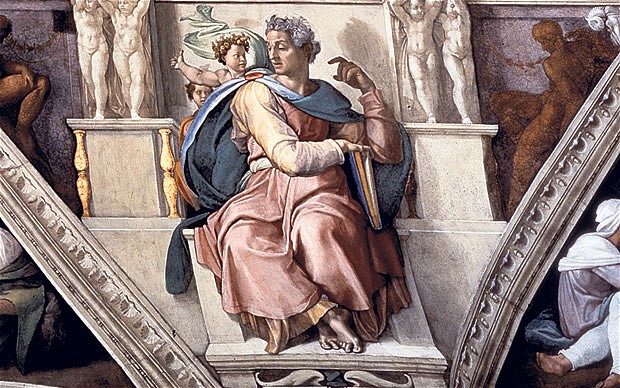 The prophet Isaiah by Michaelangelo
