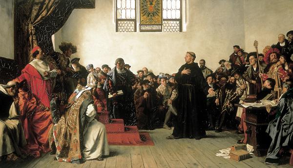Martin Luther at the Diet of Worms by Anton Alexander von Werner