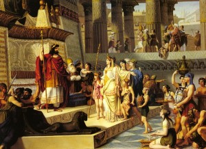 Solomon and the Queen Of Sheba by Giovanni Demin Solomon and the Queen Of Sheba by Giovanni Demin, 1789-1859 (click to enlarge)